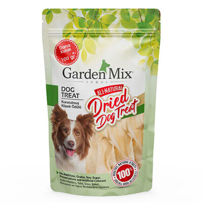 Garden Mix Kurutulmuş Dana Kulak Köpek Ödülü 100 Gr - 1
