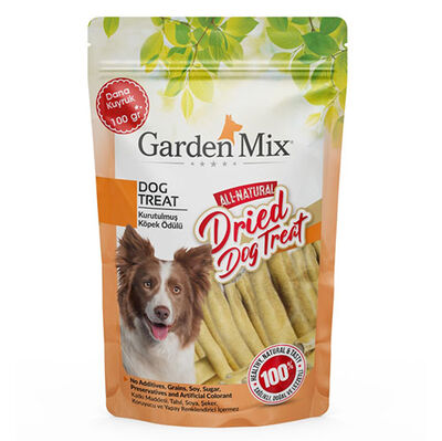 Garden Mix Kurutulmuş Dana Kuyruk Köpek Ödülü 100 Gr (3lü Paket)