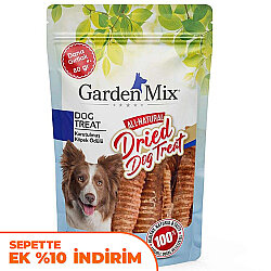 Garden Mix Kurutulmuş Dana Gırtlak Köpek Ödülü 80 Gr - Garden Mix