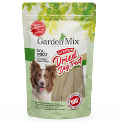 Garden Mix Kurutulmuş ( Naturel ) Dana Kelle Derisi Köpek Ödülü 100 Gr - Garden Mix