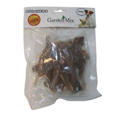 Garden Mix - Garden Mix Kurutulmuş ( Naturel ) Kuzu Kelle Derisi Köpek Ödülü 100 Gr