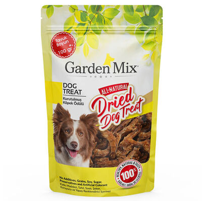 Garden Mix Kurutulmuş Tavuk Boyun Köpek Ödülü 100 Gr