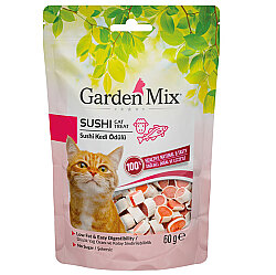 Garden Mix Kuzu Etli Sushi Kedi Ödülü 60 Gr - Garden Mix