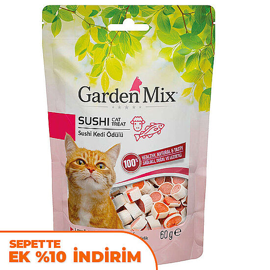 Garden Mix Kuzu Etli Sushi Kedi Ödülü 60 Gr - 1