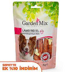 Garden Mix Kuzu Kaburgalı Köpek Ödülü 75 Gr - 1