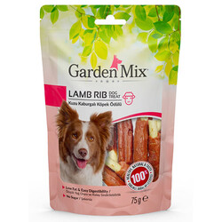 Garden Mix - Garden Mix Kuzu Kaburgalı Köpek Ödülü 75 Gr