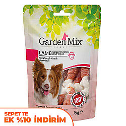 Garden Mix Kuzu Sargılı Kemik Köpek Ödülü 75 Gr - Garden Mix