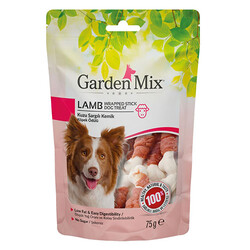Garden Mix - Garden Mix Kuzu Sargılı Kemik Köpek Ödülü 75 Gr