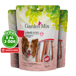 Garden Mix Lamb Sandwich Kuzu Etli Sandviç Köpek Ödülü 75 Gr - 3 Al 2 Öde - Garden Mix