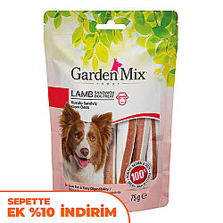 Garden Mix Lamb Sandwich Kuzu Etli Sandviç Köpek Ödülü 75 Gr - Garden Mix