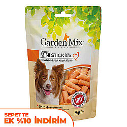 Garden Mix Mini Stick Tavuk Etli Köpek Ödülü 75 Gr - Garden Mix