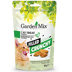 Garden Mix Ördekli İçi Dolgulu Kedi Ödülü 60 Gr - Garden Mix