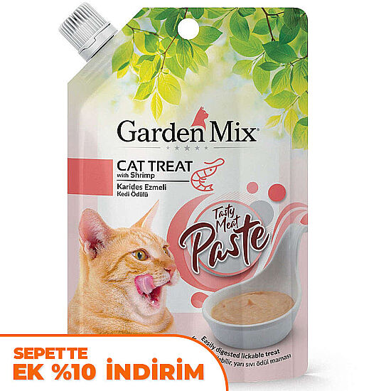 Garden Mix Paste Karidesli Ezmeli Sıvı Kedi Ödülü 80 Gr - 1