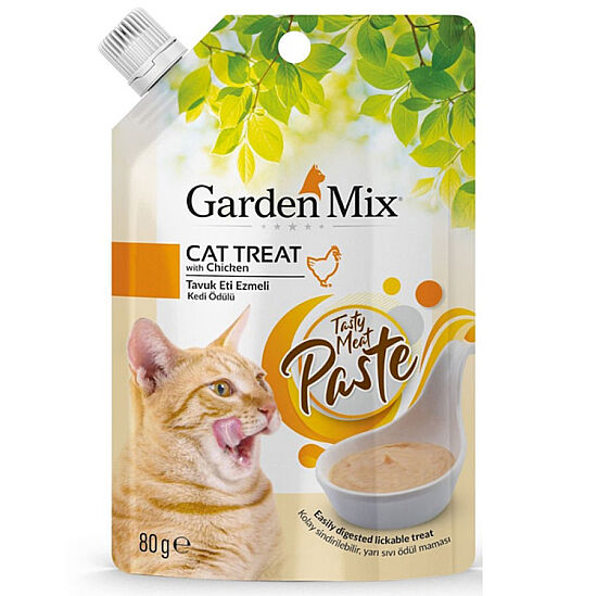 Garden Mix Paste Tavuk Eti Ezmeli Sıvı Kedi Ödülü 80 Gr - 1