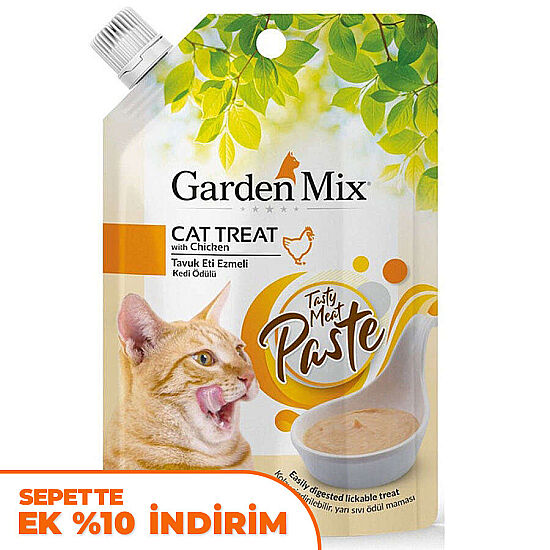 Garden Mix Paste Tavuk Eti Ezmeli Sıvı Kedi Ödülü 80 Gr - 1