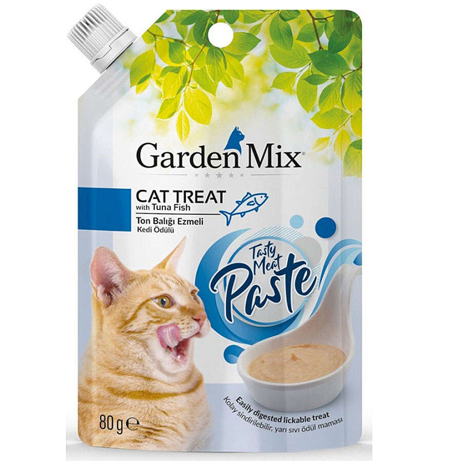 Garden Mix Paste Ton Balıklı Ezmeli Sıvı Kedi Ödülü 80 Gr