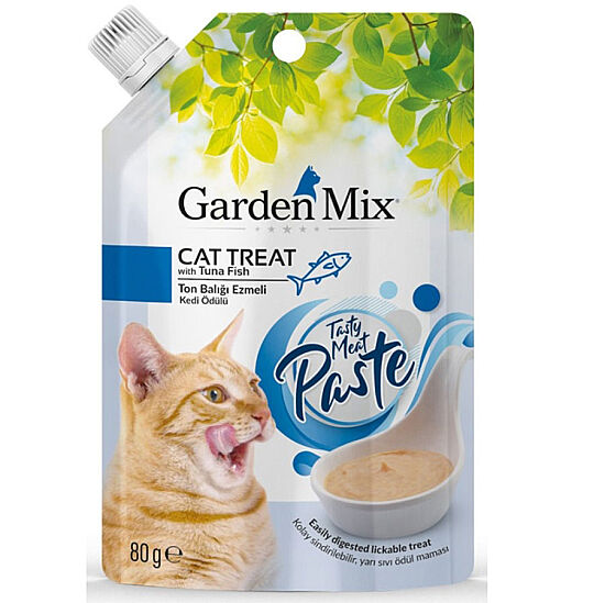 Garden Mix Paste Ton Balıklı Ezmeli Sıvı Kedi Ödülü 80 Gr - 1