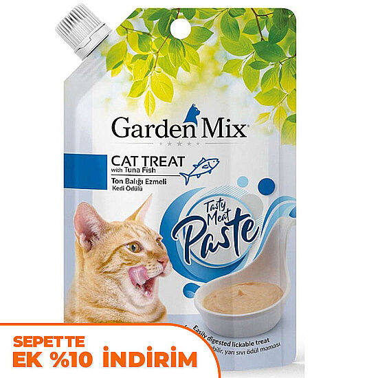 Garden Mix Paste Ton Balıklı Ezmeli Sıvı Kedi Ödülü 80 Gr - 1