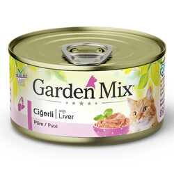 Garden Mix - Garden Mix Pate Tahılsız Ciğerli Kedi Konservesi 85 Gr