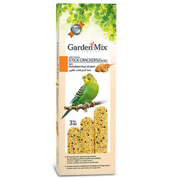 Garden Mix - Garden Mix Platin Ballı Muhabbet Kuşu Krakeri - 3'lü Paket