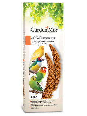 Garden Mix Platin Kırmızı Dal Darı 150 Gr