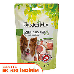 Garden Mix Rabbit Sushi Tavşan Sushi Köpek Ödülü 75 Gr - Garden Mix