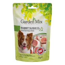 Garden Mix - Garden Mix Rabbit Sushi Tavşan Sushi Köpek Ödülü 75 Gr