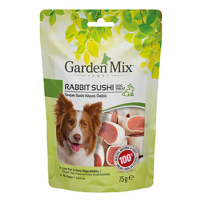 Garden Mix Rabbit Sushi Tavşan Sushi Köpek Ödülü 75 Gr