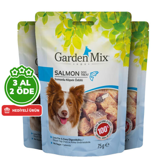 Garden Mix Somonlu Köpek Ödülü 75 Gr - 3 Al 2 Öde - 1