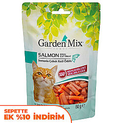 Garden Mix Somonlu Stick Kedi Ödülü 60 Gr - Garden Mix