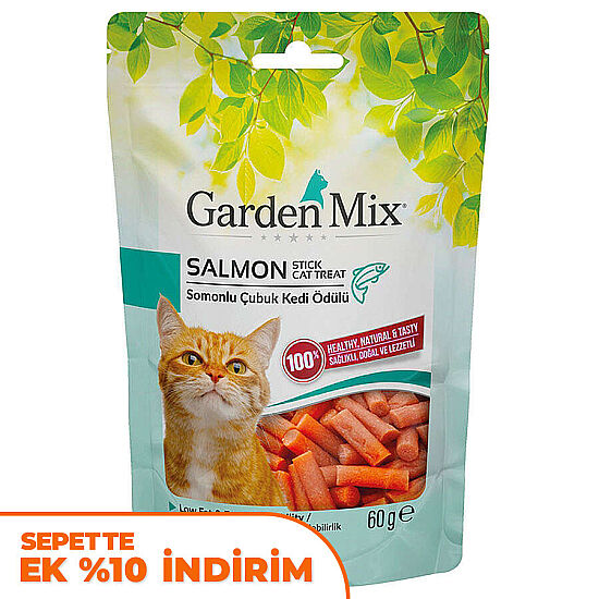 Garden Mix Somonlu Stick Kedi Ödülü 60 Gr - 1