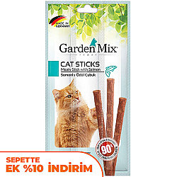 Garden Mix Somonlu Tahılsız Kedi Stick Ödül 3x5 Gr - Garden Mix