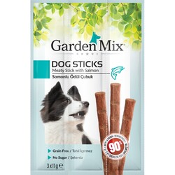 Garden Mix - Garden Mix Somonlu Tahılsız Köpek Stick Ödül 3x11 Gr