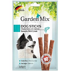 Garden Mix Somonlu Tahılsız Köpek Stick Ödül 3x11 Gr - Garden Mix