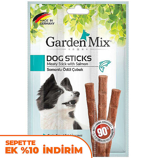 Garden Mix Somonlu Tahılsız Köpek Stick Ödül 3x11 Gr - 1
