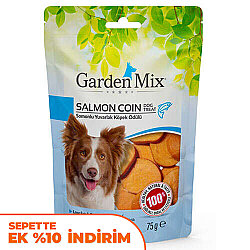 Garden Mix Somonlu Yuvarlak Köpek Ödülü 75 Gr - Garden Mix