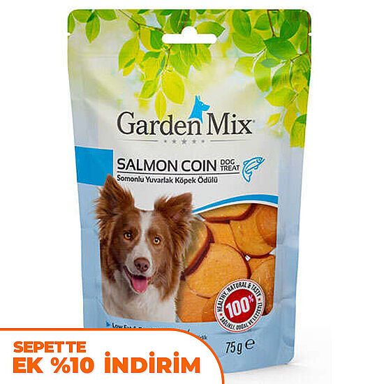 Garden Mix Somonlu Yuvarlak Köpek Ödülü 75 Gr - 1