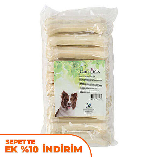 Garden Mix Sütlü Sıkıştırılmış Kemik 12 Cm (10 lu Paket) - 1