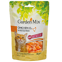 Garden Mix Tavuk Etli Kedi Ödülü 60 Gr - Garden Mix