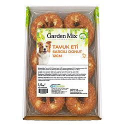 Garden Mix Tavuk Sargılı Donut Köpek Ödülü 1,5 Kg - 12 Cm - 2