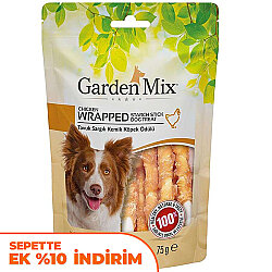 Garden Mix Tavuk Sargılı Kemik Köpek Ödülü 75 Gr - Garden Mix