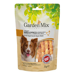 Garden Mix - Garden Mix Tavuk Sargılı Kemik Köpek Ödülü 75 Gr