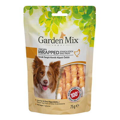 Garden Mix Tavuk Sargılı Kemik Köpek Ödülü 75 Gr