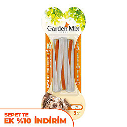 Garden Mix Tavuklu Çubuk Kemik 3lü 15 Cm 90 Gr - Garden Mix