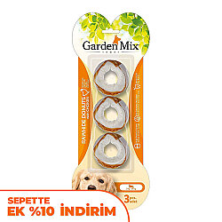 Garden Mix Tavuklu Donut Kemik 3lü 6.3 Cm 120 Gr - Garden Mix