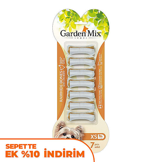 Garden Mix Tavuklu Kemik 7li XSmall 6.3 Cm 140 Gr - 1
