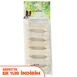 Garden Mix Sütlü Sıkıştırılmış Kemik 8 Cm (6 lı Paket) - Garden Mix