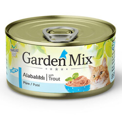 Garden Mix - Garden Mix Pate Tahılsız Alabalıklı Kedi Konservesi 85 Gr