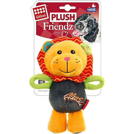 Gigwi 6147 Plush Friendz Sesli Aslan Peluş Köpek Oyuncağı - 1