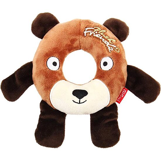 Gigwi 6239 Plush Friendz Simit Ayı Oyuncak Sesli Peluş - 2